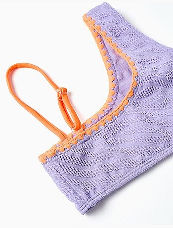 Bikini con volant + elastico per capelli