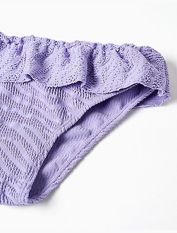 Bikini con volant + elastico per capelli