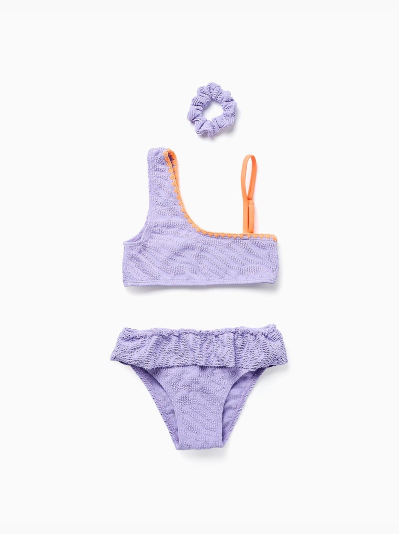 Bikini con volant + elastico per capelli N/D - Kiabi