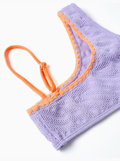 Bikini con volant + elastico per capelli - Kiabi