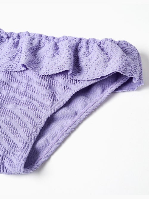 Bikini con volant + elastico per capelli - Kiabi