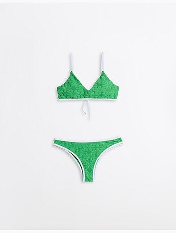 Bikini jacquard floreale, MO Fashion