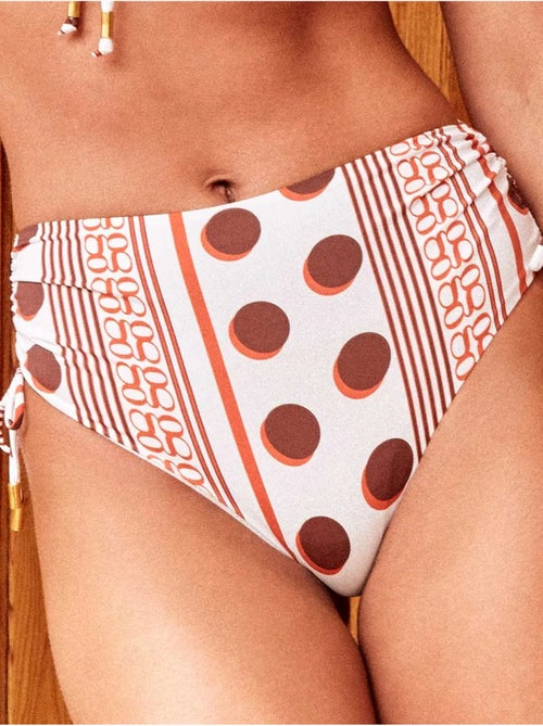 Bikini slip alto con stampa monogramma - Kiabi Bikini slip alto con stampa monogramma - Kiabi