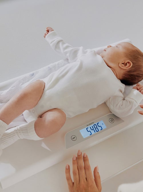 Bilancia elettronica per neonati LIONELO - 20 kg - Funzione tara - Memoria ultima misurazione - Kiabi