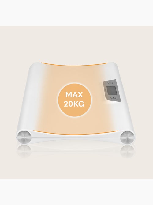 Bilancia elettronica per neonati LIONELO - 20 kg - Funzione tara - Memoria ultima misurazione - Kiabi