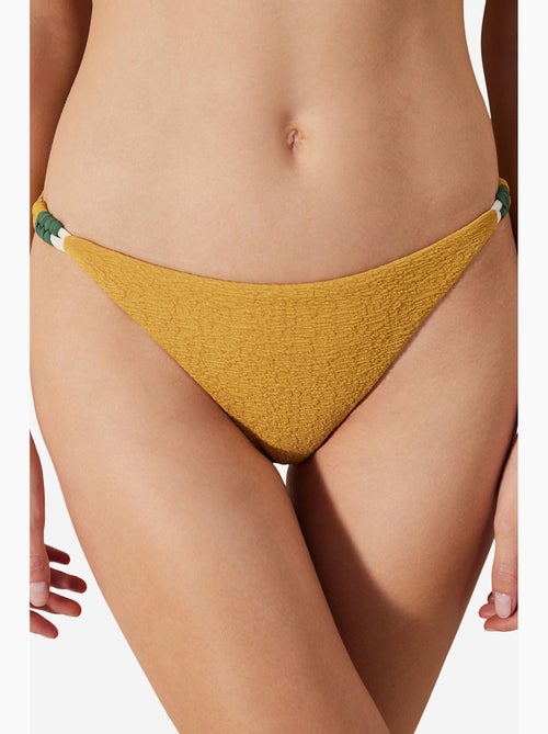 Blanca slip bikini con lato testurizzato e macramè penti - Kiabi