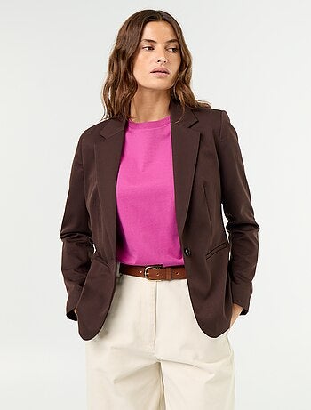 Blazer a maniche lunghe