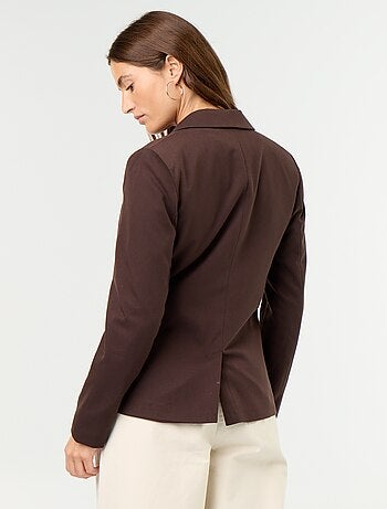 Blazer a maniche lunghe