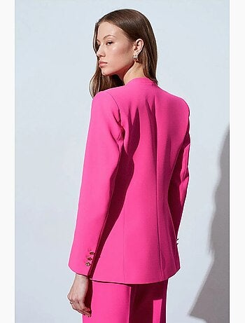 Blazer aderente in crêpe dilvin