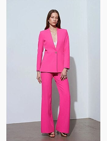 Blazer aderente in crêpe dilvin