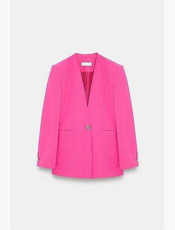 Blazer aderente in crêpe dilvin