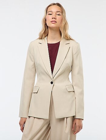 Giacca blazer taglio aderente