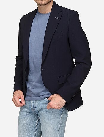 Blazer casual con colletto alla coreana - Silverstone