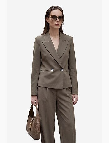 Blazer con collo a scialle e bottoni my fashion