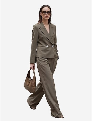Blazer con collo a scialle e bottoni my fashion