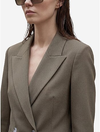 Blazer con collo a scialle e bottoni my fashion