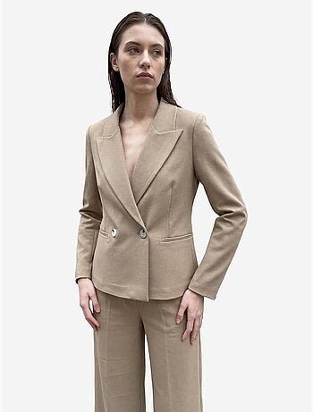 Blazer con collo a scialle e bottoni my fashion