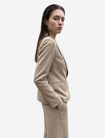 Blazer con collo a scialle e bottoni my fashion