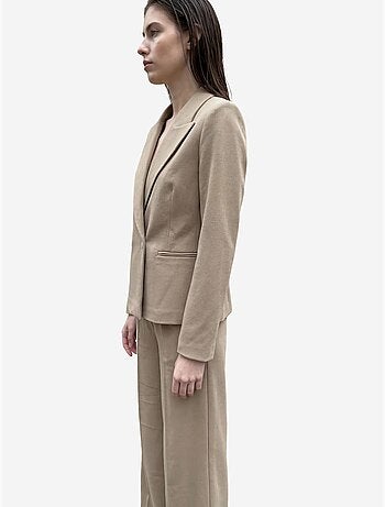 Blazer con collo a scialle e bottoni my fashion