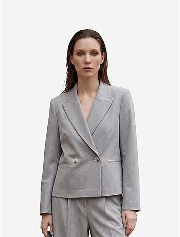 Blazer con collo a scialle e bottoni my fashion