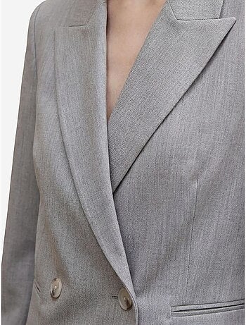 Blazer con collo a scialle e bottoni my fashion