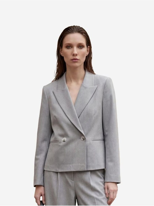 Blazer con collo a scialle e bottoni my fashion - Kiabi Blazer con collo a scialle e bottoni my fashion - Kiabi