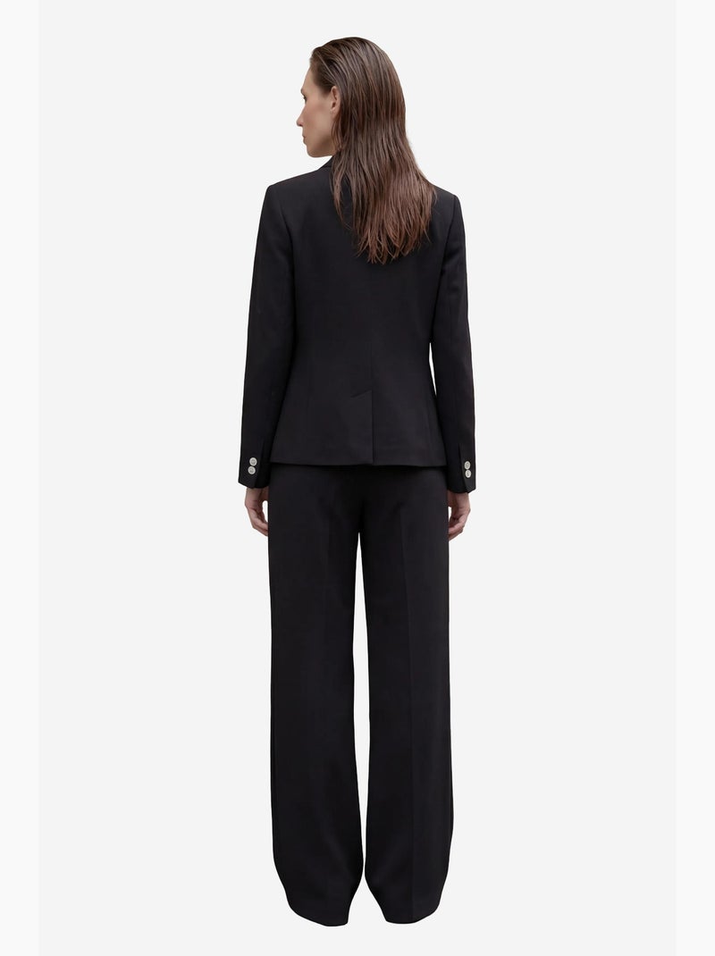 Blazer con collo a scialle e bottoni my fashion Nero - Kiabi