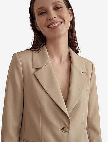Blazer con collo a scialle e chiusura con bottoni my fashion