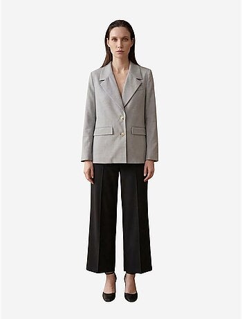 Blazer con collo a scialle e chiusura con bottoni my fashion