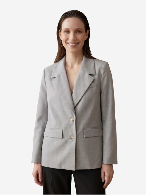 Blazer con collo a scialle e chiusura con bottoni my fashion - Kiabi Blazer con collo a scialle e chiusura con bottoni my fashion - Kiabi
