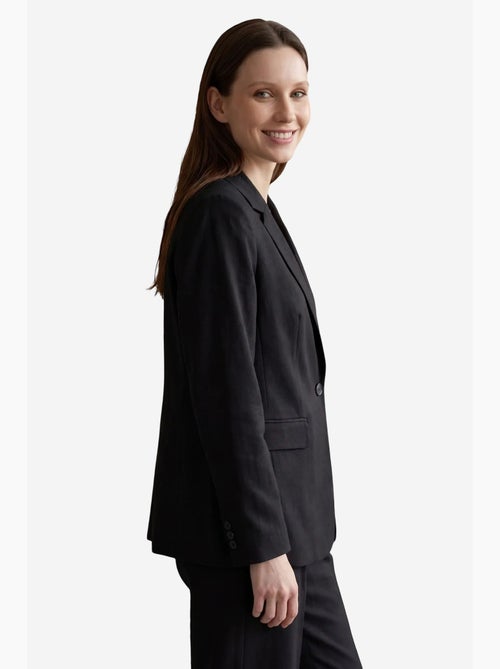 Blazer con collo a scialle e chiusura con bottoni my fashion - Kiabi Blazer con collo a scialle e chiusura con bottoni my fashion - Kiabi