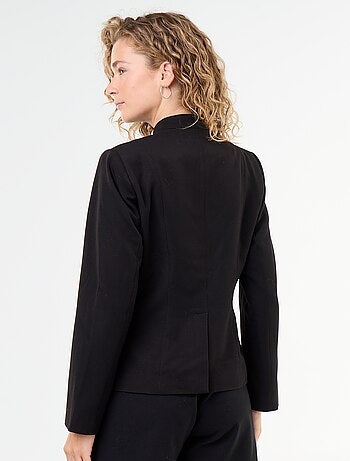 Blazer con dettaglio di chiusura alla coreana