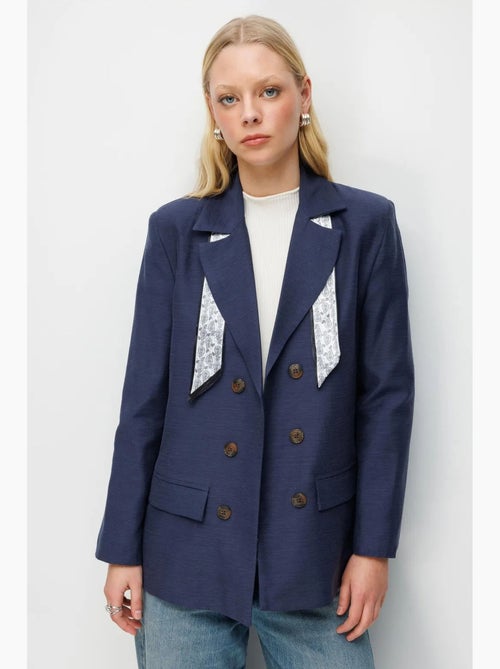 Blazer con maniche lunghe e patch mixray - Kiabi