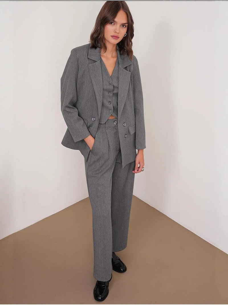 Blazer da completo mixray Grigio scuro - Kiabi