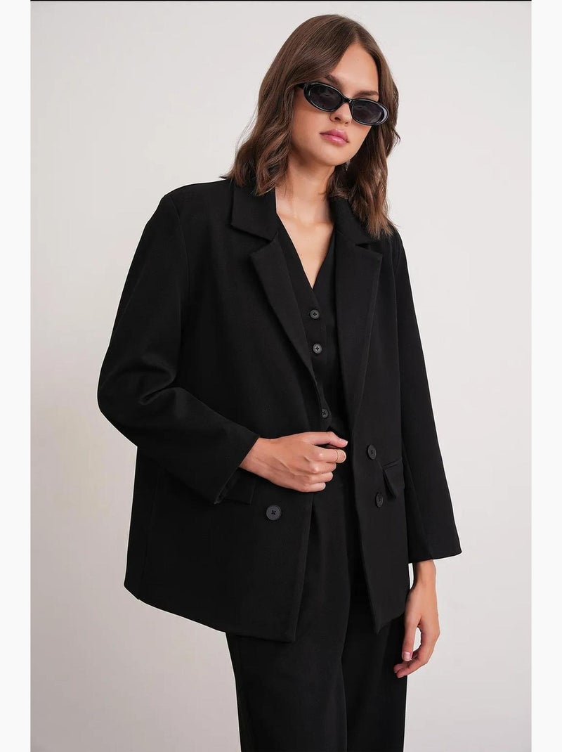 Blazer da completo mixray Nero - Kiabi