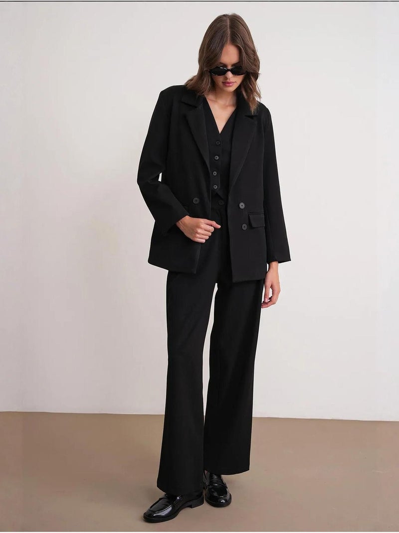 Blazer da completo mixray Nero - Kiabi