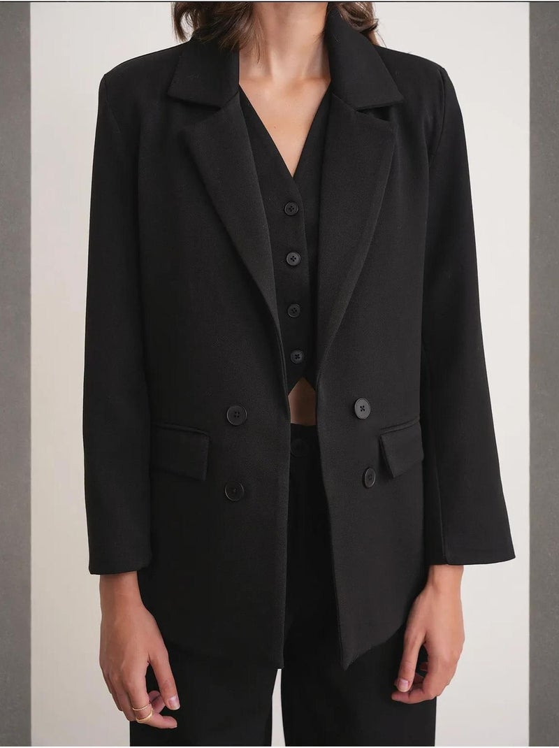 Blazer da completo mixray Nero - Kiabi