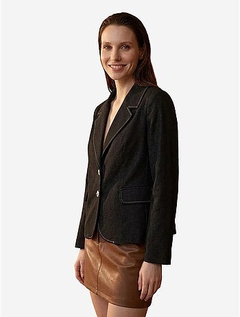Blazer da donna in popeline cotone-lycra my fashion