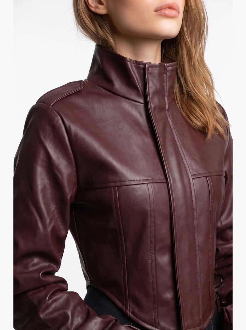 Blazer da donna mixray Rosso bordeaux - Kiabi