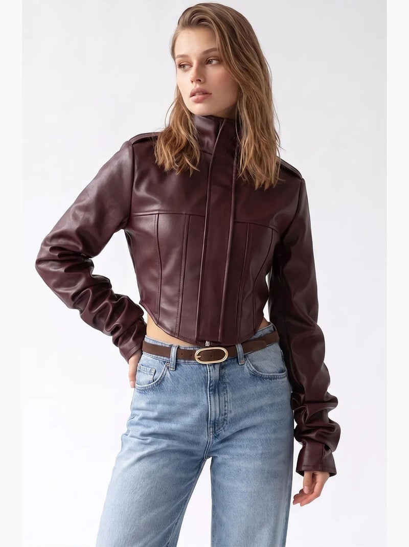 Blazer da donna mixray Rosso bordeaux - Kiabi