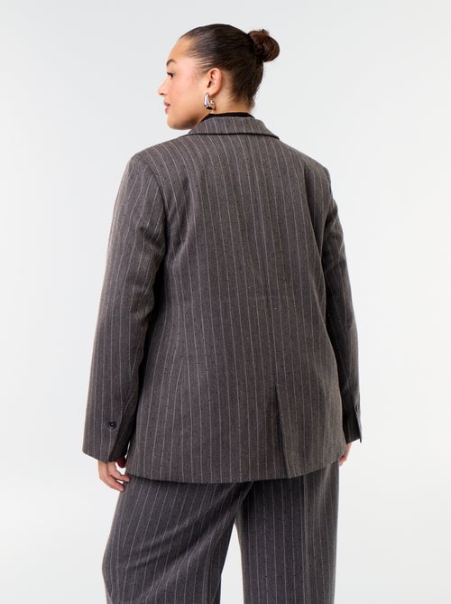 Blazer di media lunghezza con strass - Kiabi