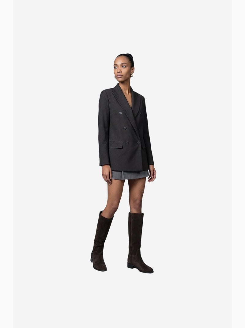 Blazer dilvin Grigio nero - Kiabi