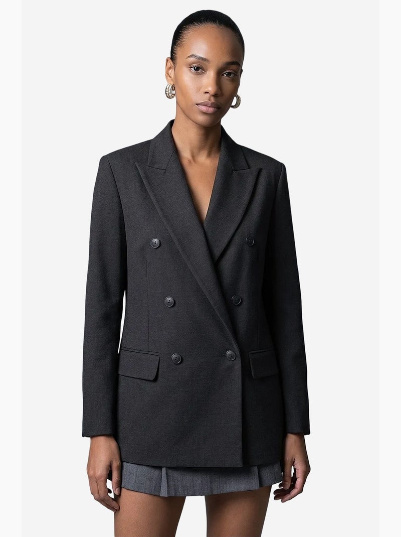 Blazer dilvin Grigio nero - Kiabi
