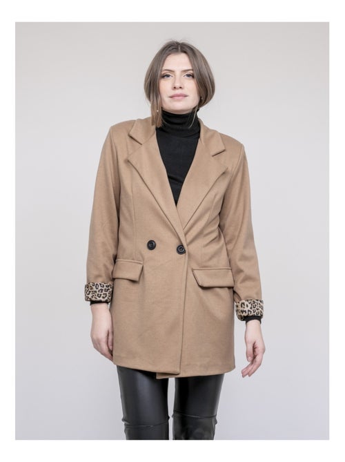 Blazer fodera leopardata UVANIE - Kiabi