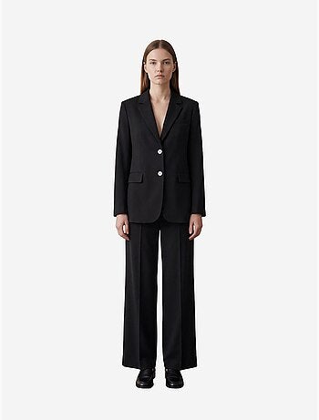 Blazer in cotone e lino con chiusura a bottoni my fashion