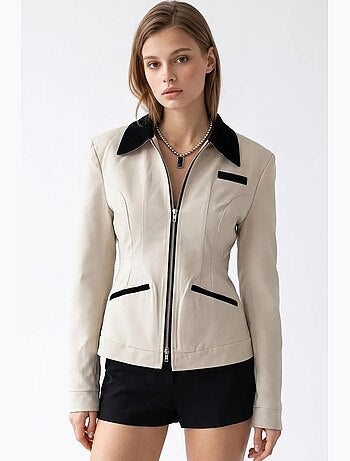 Blazer in cotone mixray