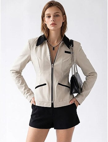 Blazer in cotone mixray