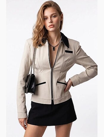 Blazer in cotone mixray