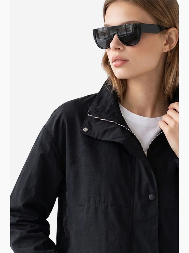 Blazer in cotone mixray Nero - Kiabi