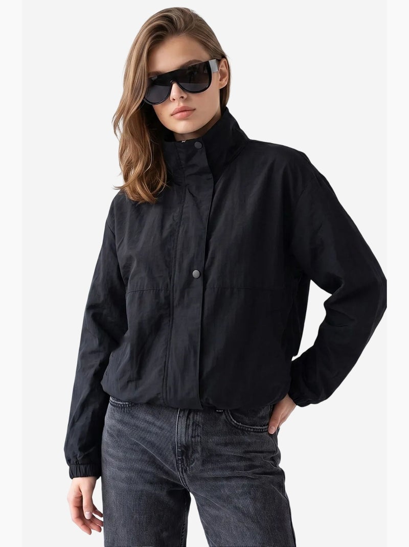 Blazer in cotone mixray Nero - Kiabi
